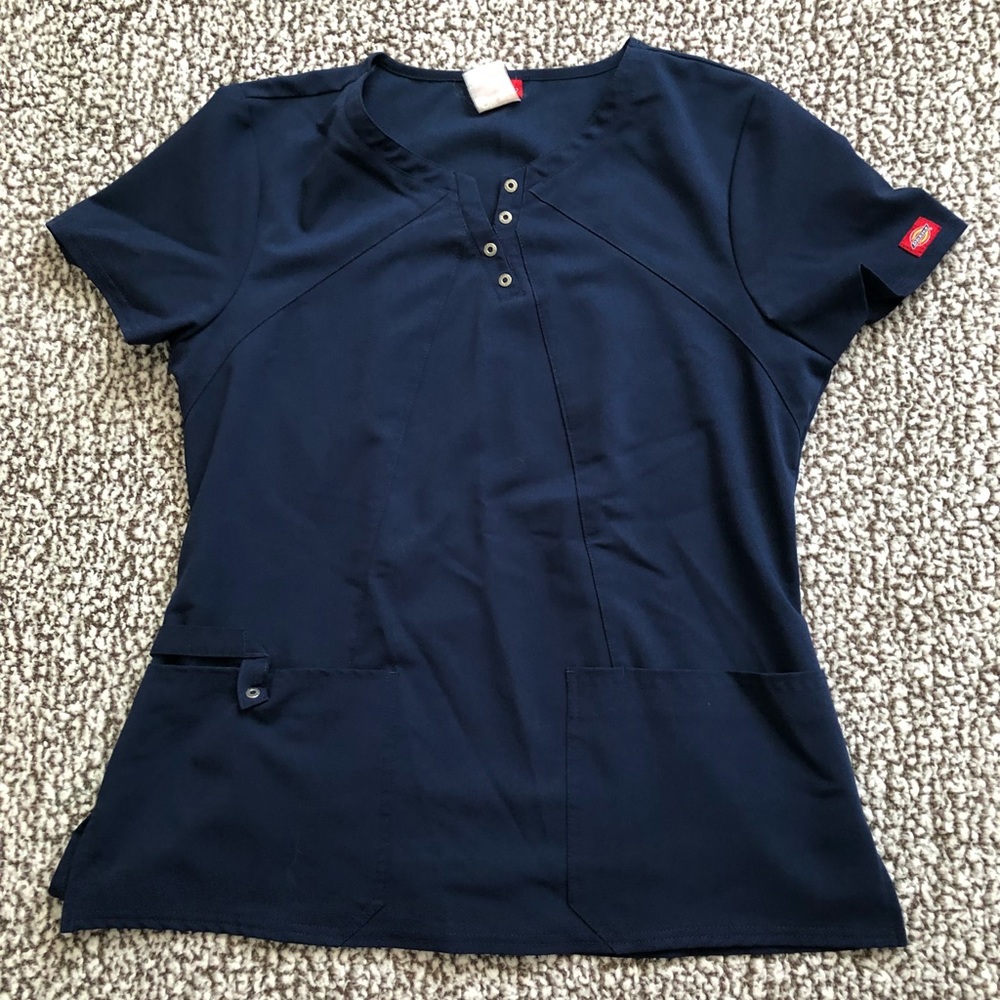 Ladies Dickies Xtreme Stretch scrub top.